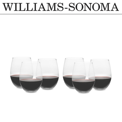 [해외][윌리엄 소노마] Riedel &quot;O&quot; Celebration Cabernet Wine Glasses Set of 6
